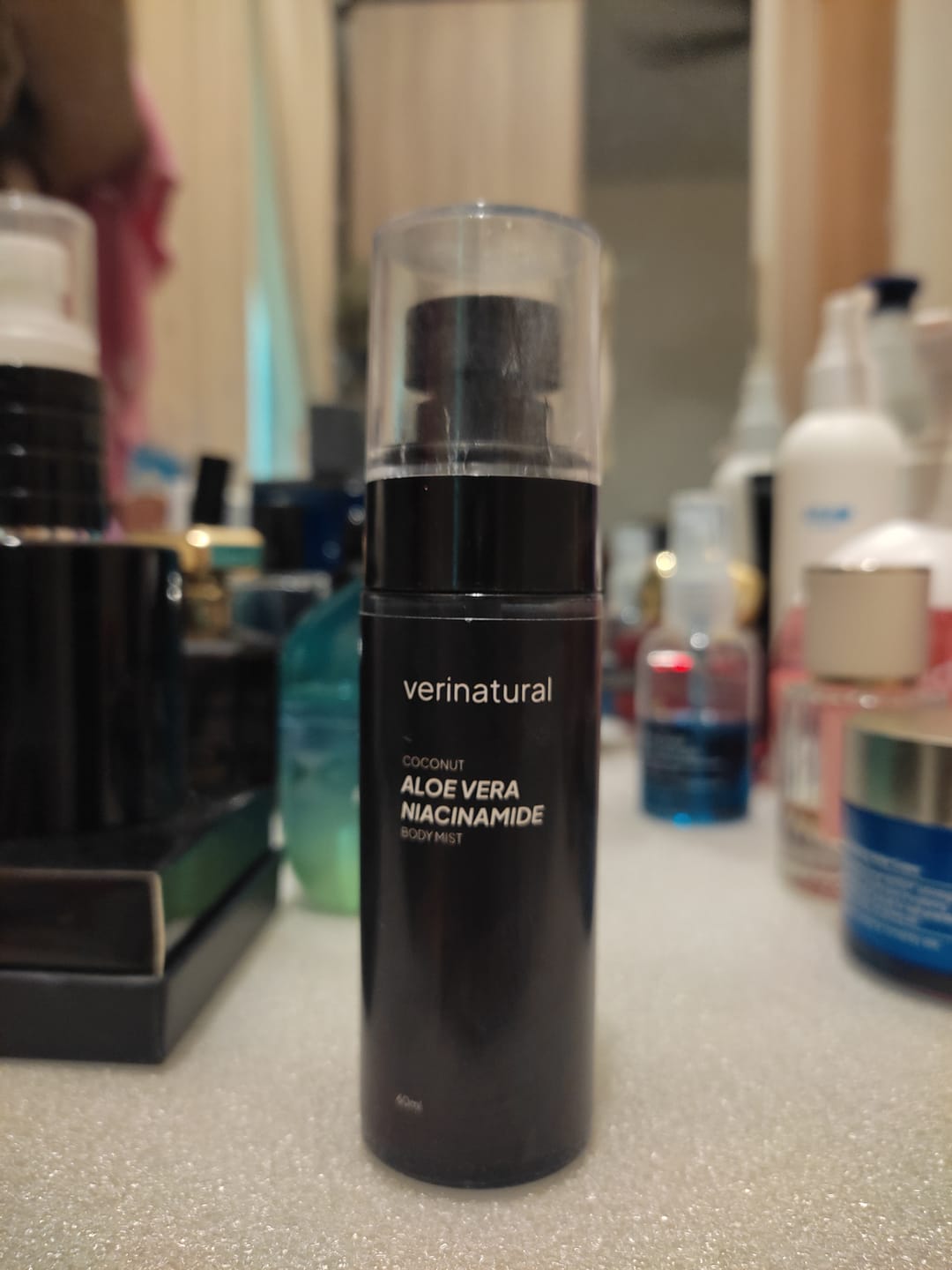 Customer photo review of Veri Natural Body Mist with Niacinamide & Aloe Vera (60ml)