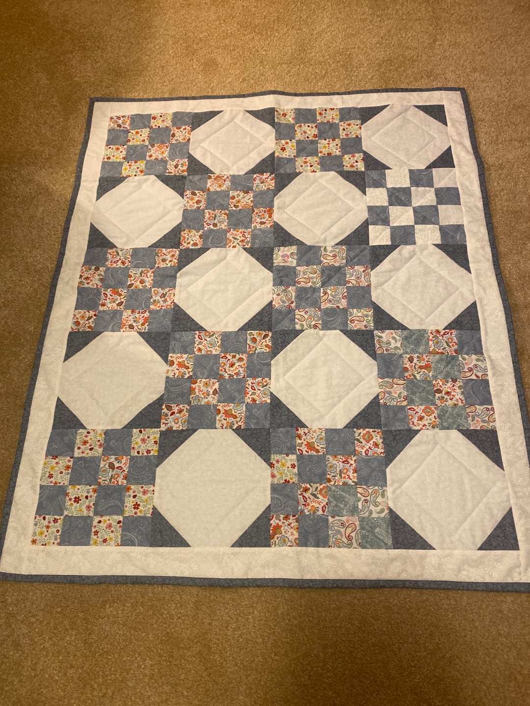 Customer photo review of 15 Metre Wadding Batting Fabric Bundle- 4 Varieties