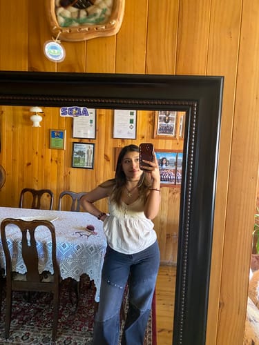 Customer photo review of Pantalón Cortes Tachas Black R