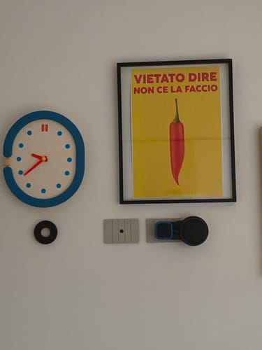 Customer photo review of Vintage Blue Wall Clock