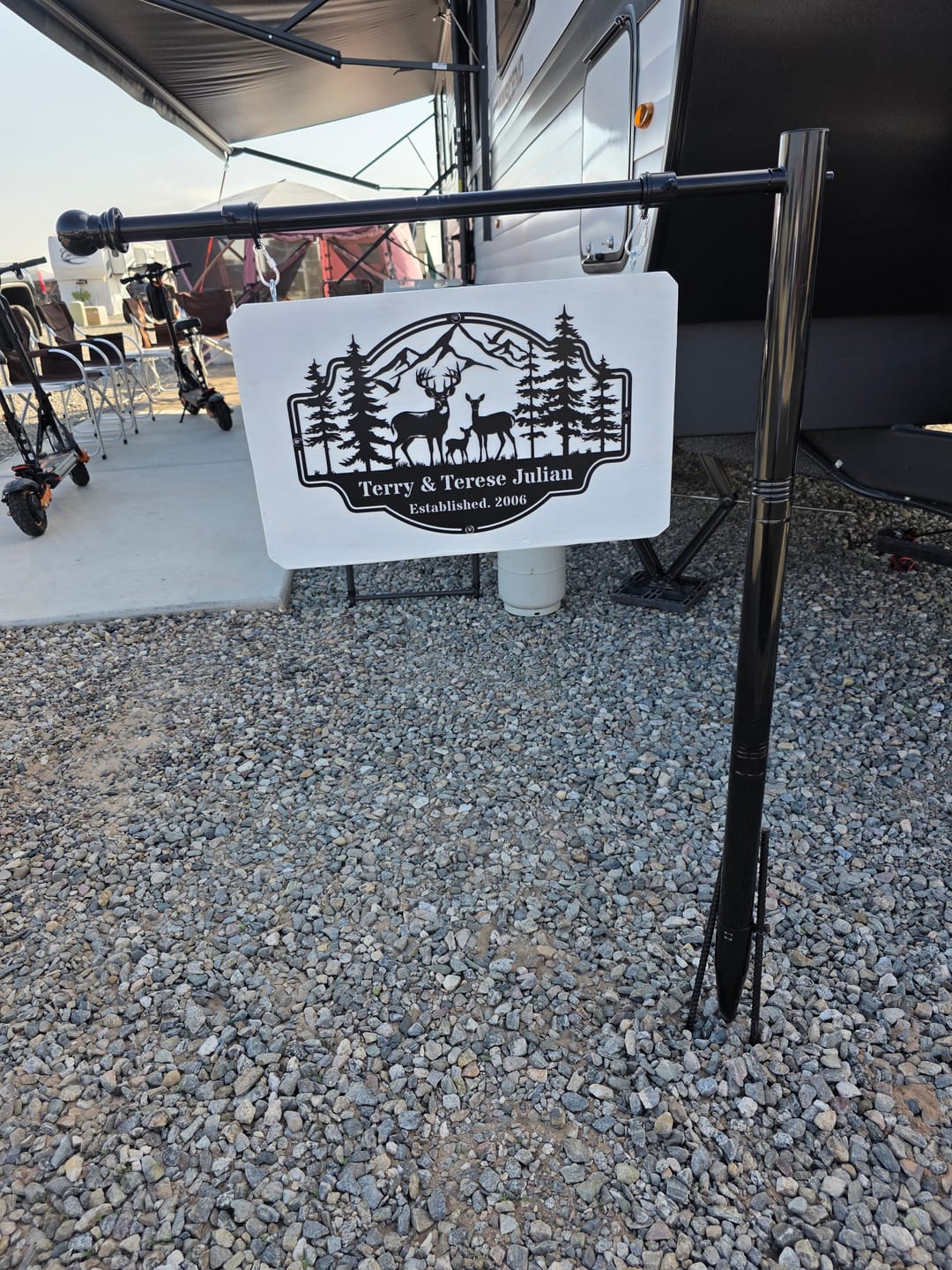 Customer photo review of Forest View Metal Sign