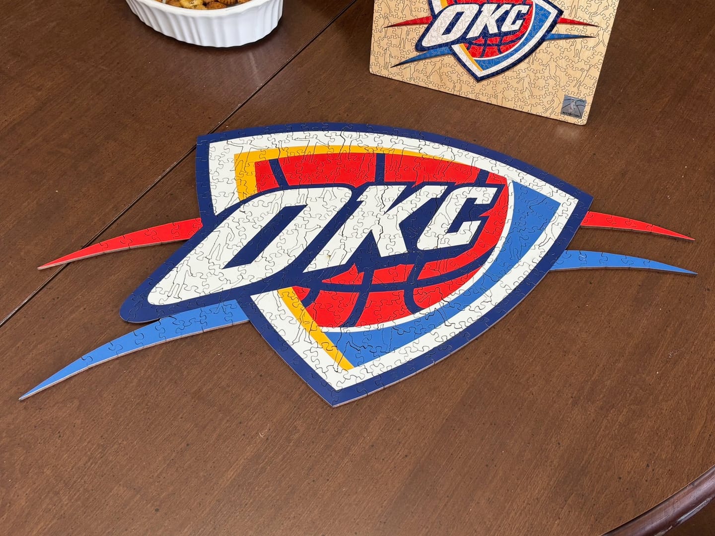 Customer photo review of Oklahoma City Thunder™ - Wooden Puzzle