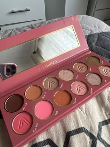 Customer photo review of PALETA DE SOMBRAS ROSE 12 TONOS SUBLIME