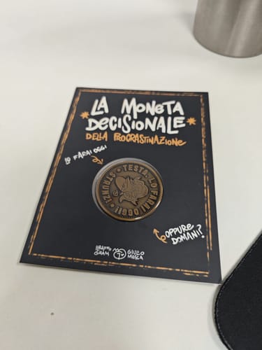 Customer photo review of Moneta Decisionale (della procrastinazione)