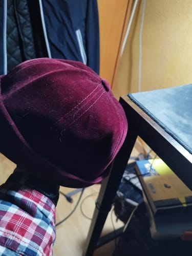 Customer photo review of VELVET FISHERMAN BEANIE.
