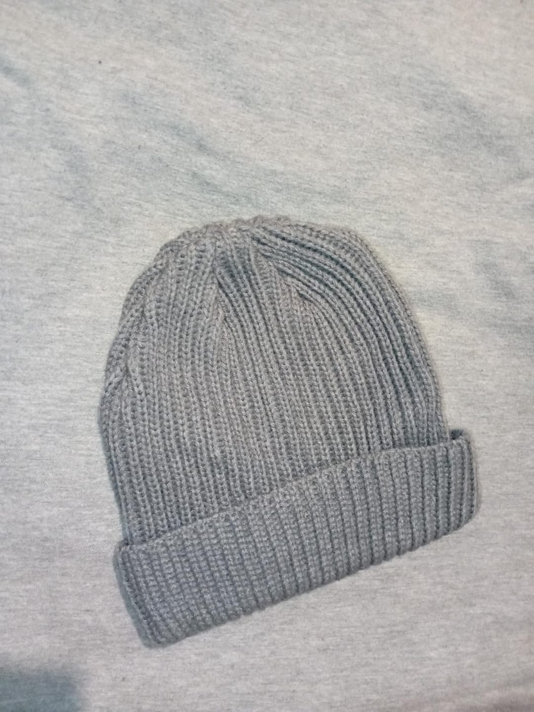 Customer photo review of Premium Strick Mütze – Warme Unisex Wintermütze