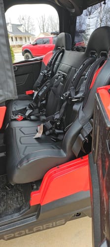 Customer photo review of General 1000 Rear Bench Seat W Harnesses (2017-2025)