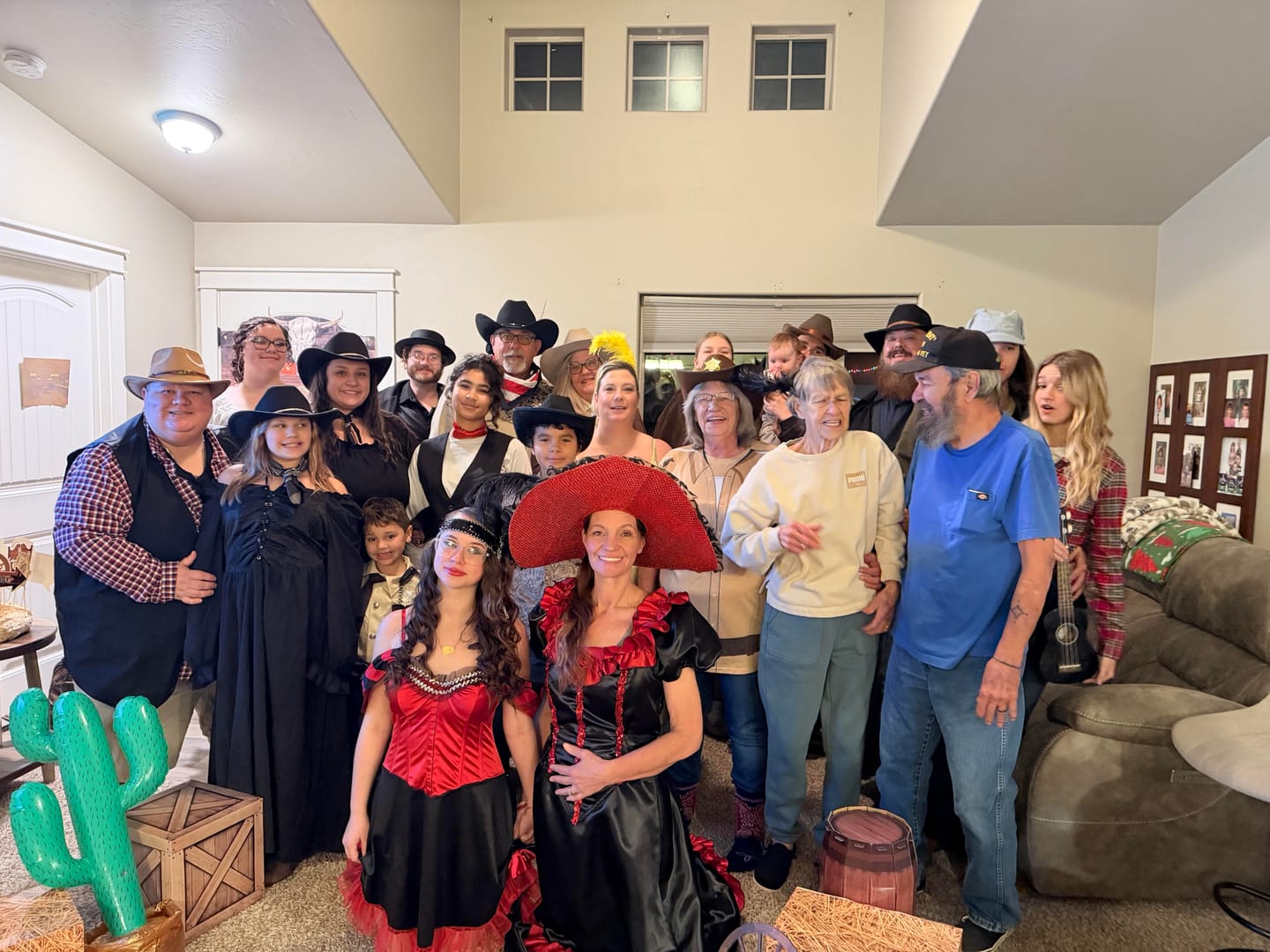 Customer photo review of Wild West Cowboy Murder Mystery Host Your Own Game Kit