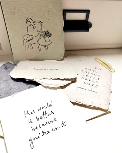 Customer photo review of Monthly Artisan Card Subscription