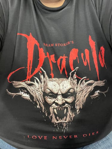 Customer photo review of Bram Stoker's Dracula: Teaser T-Shirt