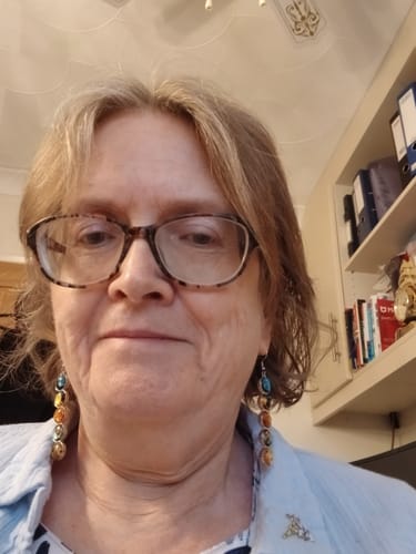 Customer photo review of Van gogh flowers enamel pins