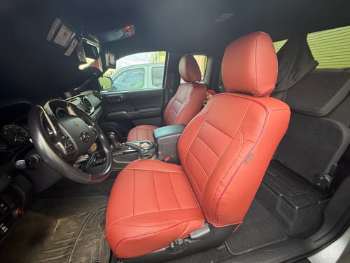 Customer photo review of Premium Custom-Fit Seat Covers