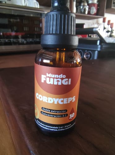 Customer photo review of Extracto Cordyceps - Gotas Ultra Concentrado 50ML
