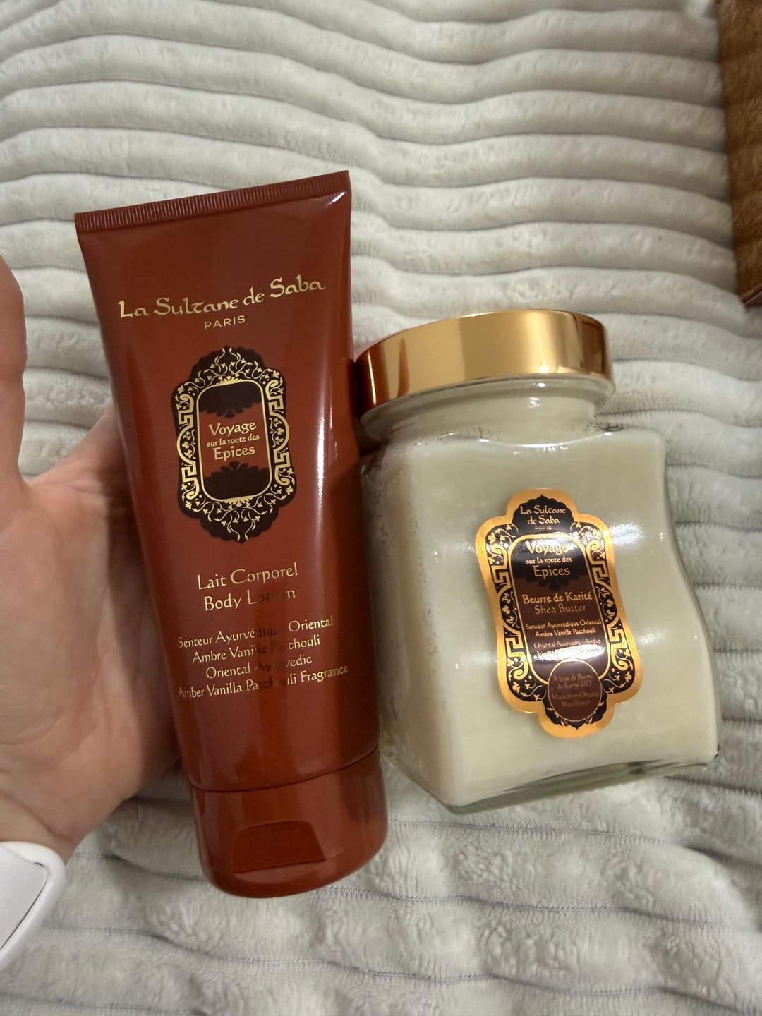 Customer photo review of Body Lotion - Ayurvedic Treatment - Amber Vanilla Patchouli Journey To The Spices Route