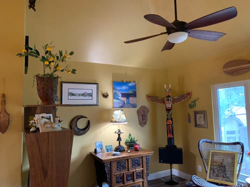 Customer photo review of Mid Century 3D Wood Wall Art For Furniture Home Makeover