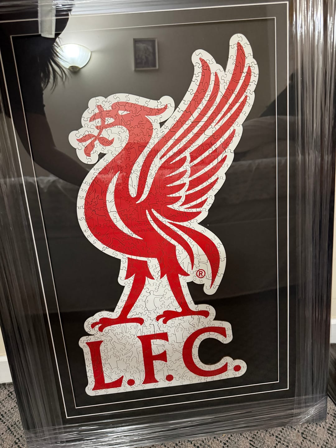 Customer photo review of Liverpool FC® Liver Bird Logo - Wooden Puzzle