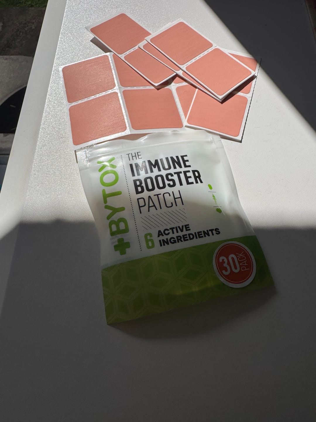 Customer photo review of BYTOX Immune Booster Patch