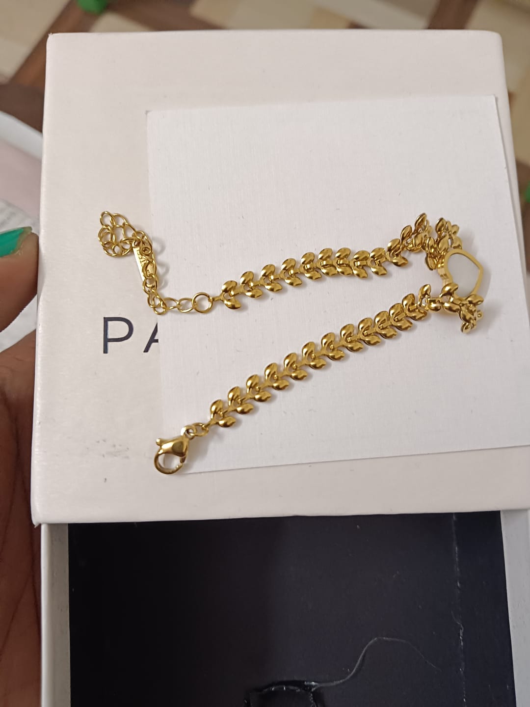 Customer photo review of Aurelia Heartbeam Bracelet