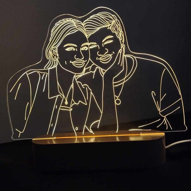Customer photo review of Custom Photo 3D Lamp