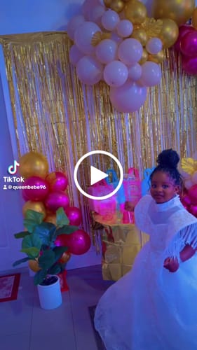 Customer video review of Baby Girl Pageant Sequin Pattern Cuff Tassels Princess Dress