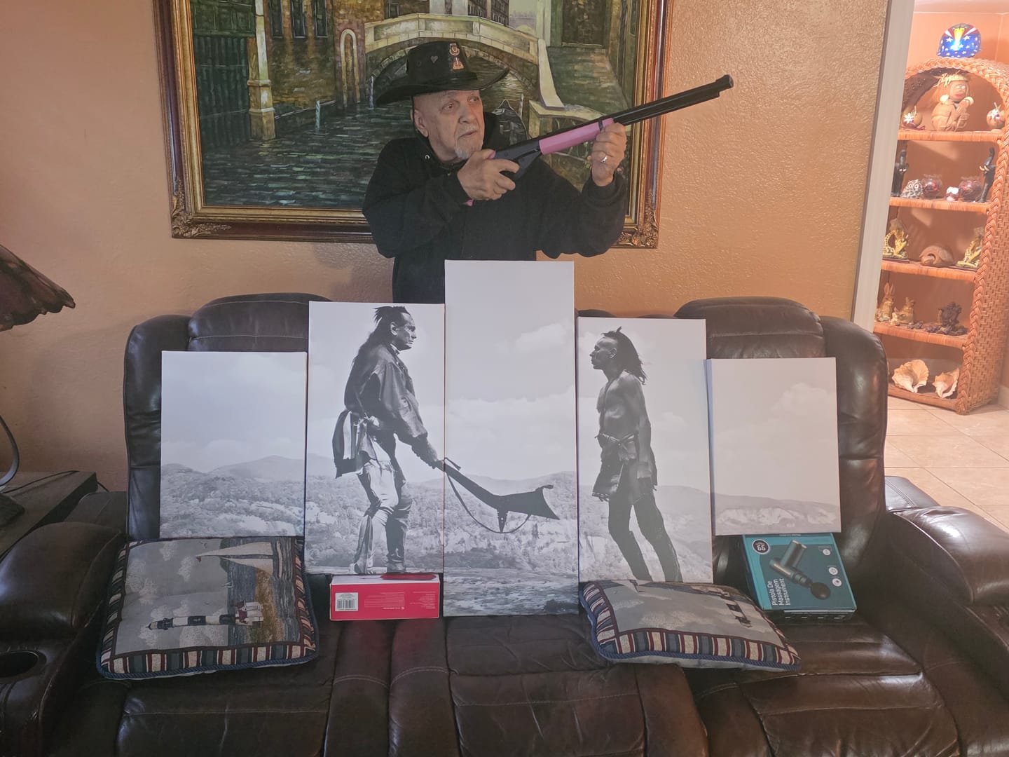 Customer photo review of Last of the Mohicans Wall Art