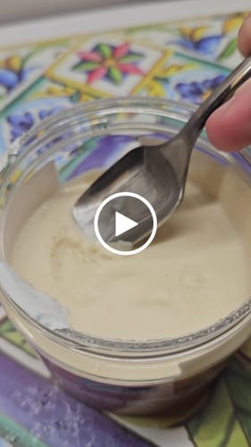 Customer video review of Crema proteica al caramello salato