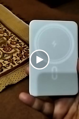 Customer video review of Romoss 5000 & 10,000mAH 20W Magsafe Wireless Powerbank