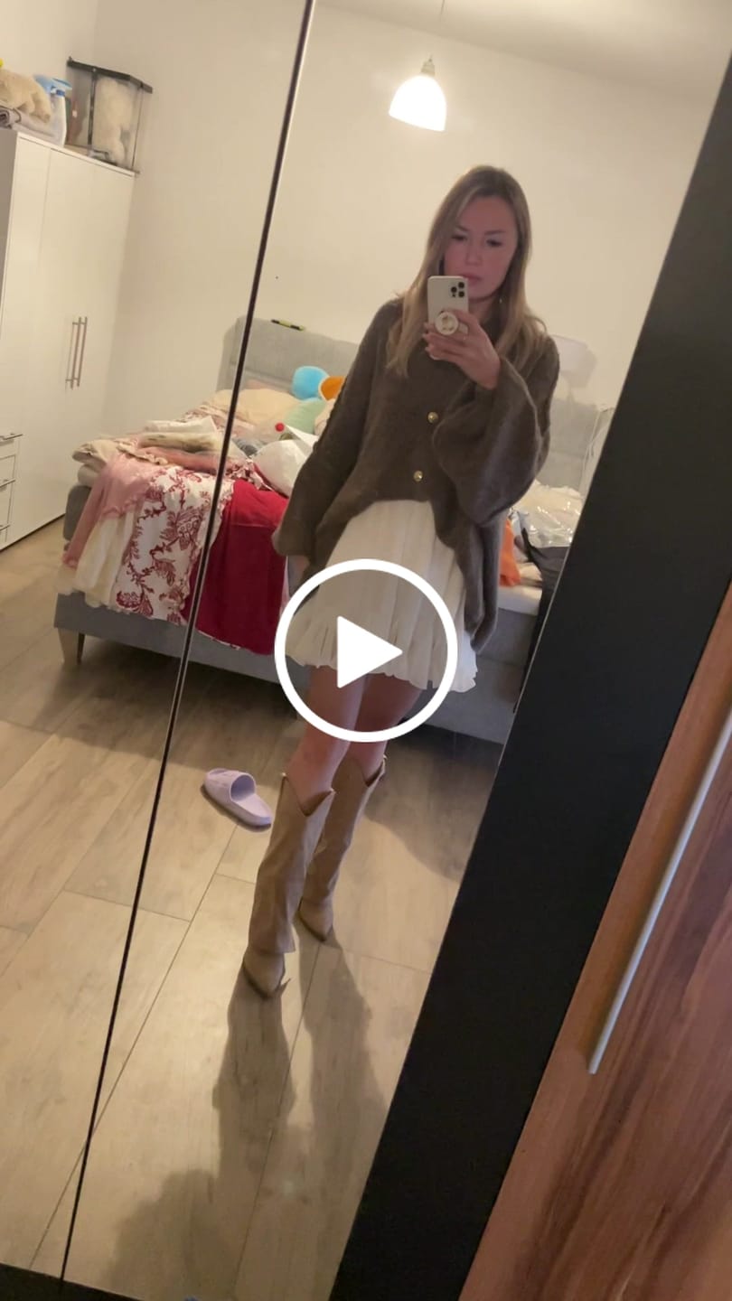Customer video review of Limited Bundle Oversized Cardigan "CozyGlam" & Rock "Summer"