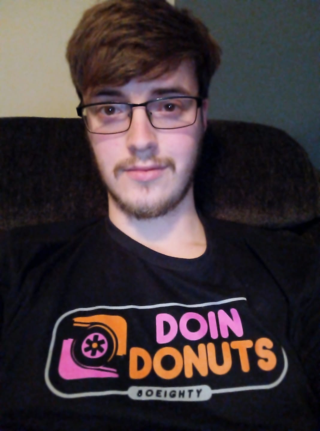 Customer photo review of 80Eighty® Doing Donuts Shirt
