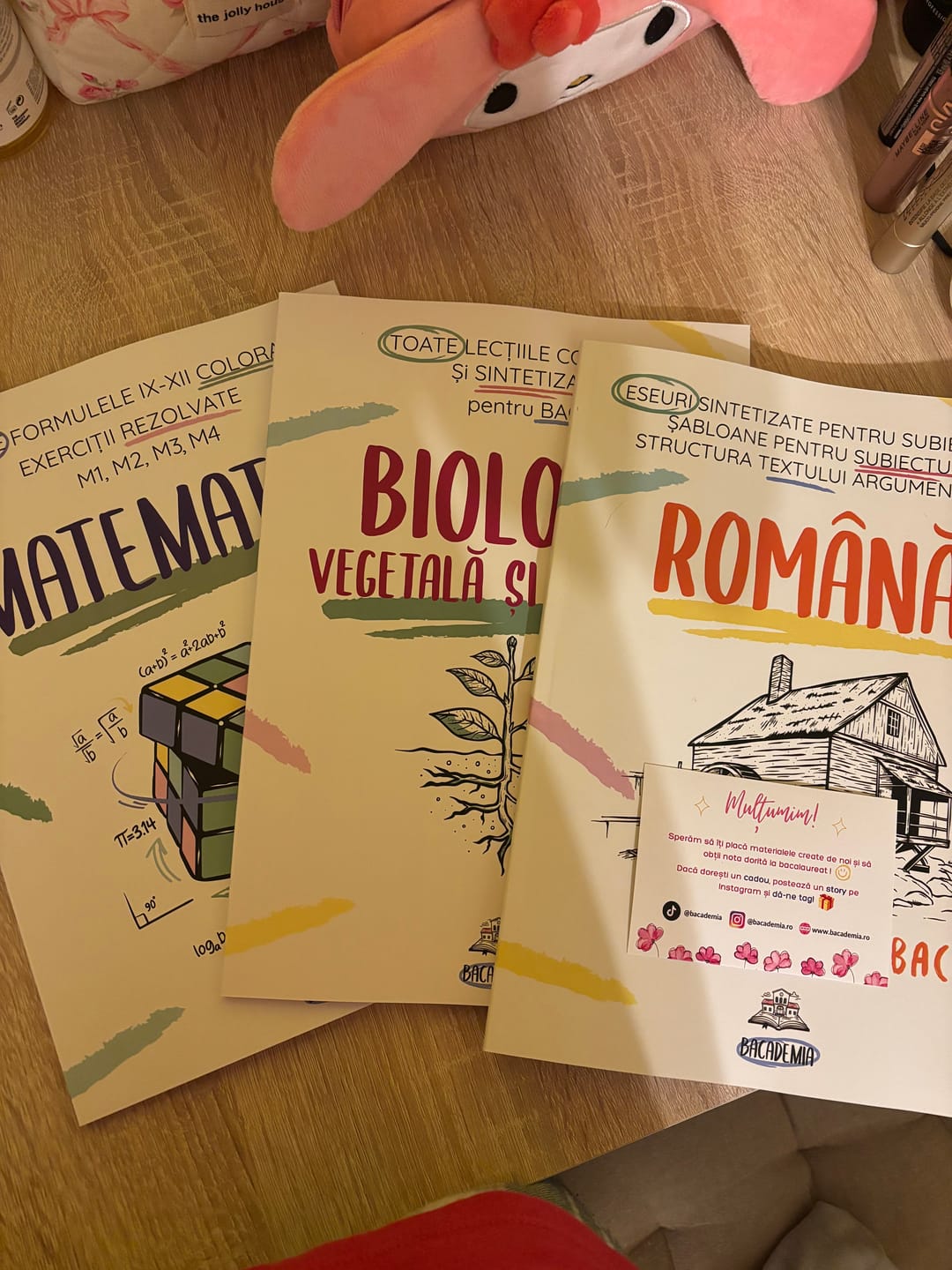Customer photo review of Pachet Bacalaureat (Română + Matematică + Biologie Vegetală și Animală clasele IX-X) Bacademia