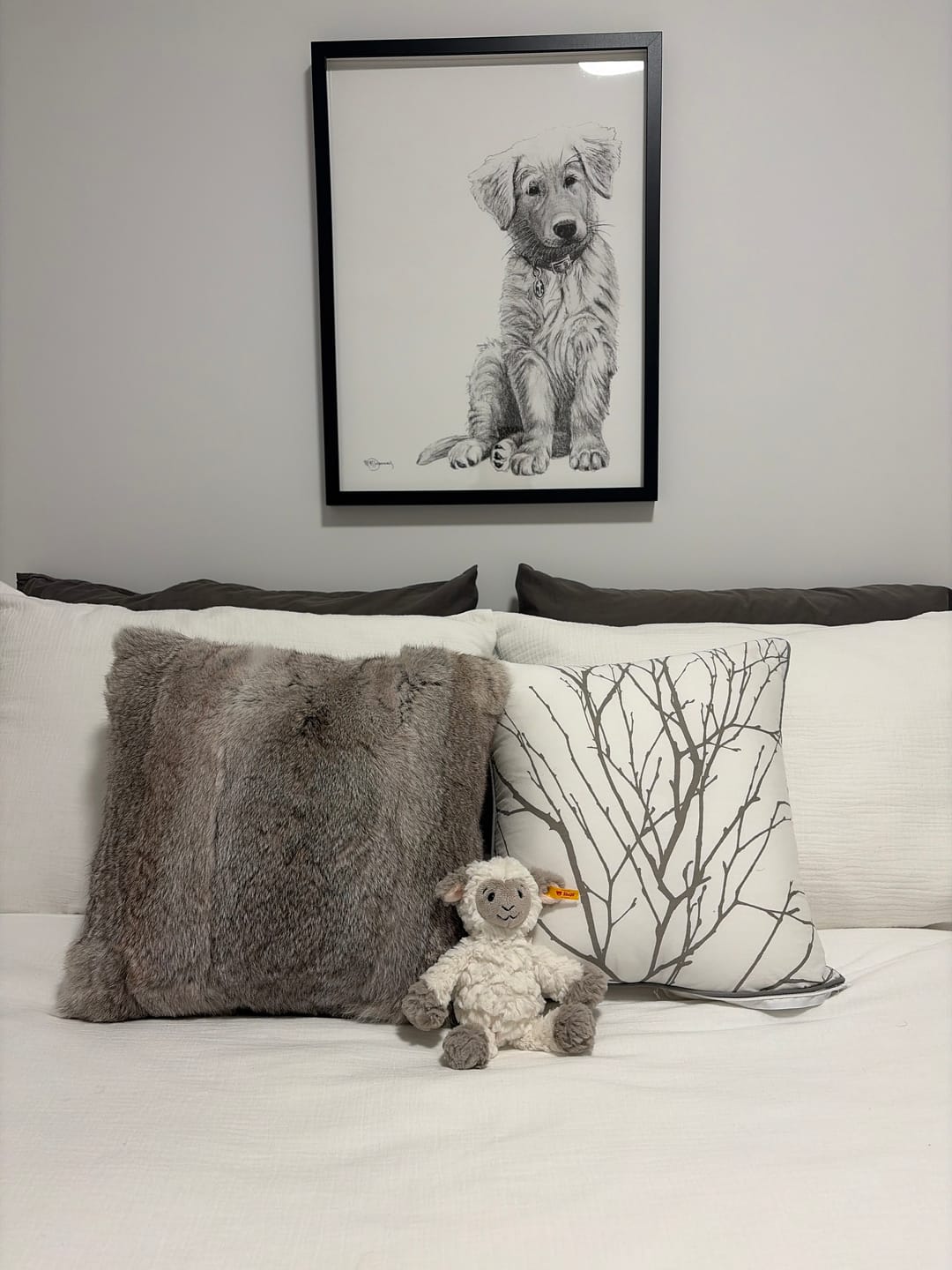 Customer photo review of Adorable Golden Retriever