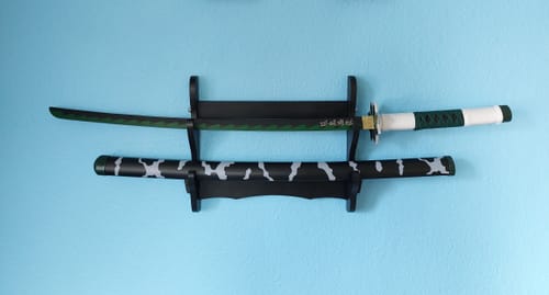 Customer photo review of katana wandhalterung