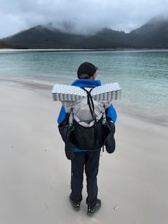 Customer photo review of Wallaroo 50L Framed Backpack V3