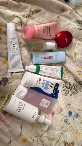 Customer photo review of Acne Creamy Wash 4% Benzoyl Peroxide