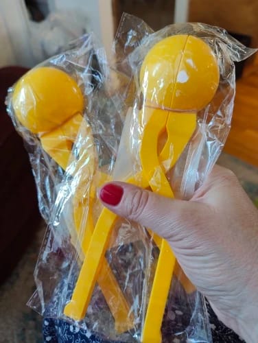 Customer photo review of XXL Schneeballzange – Perfekte Schneebälle in Sekunden (36cm)
