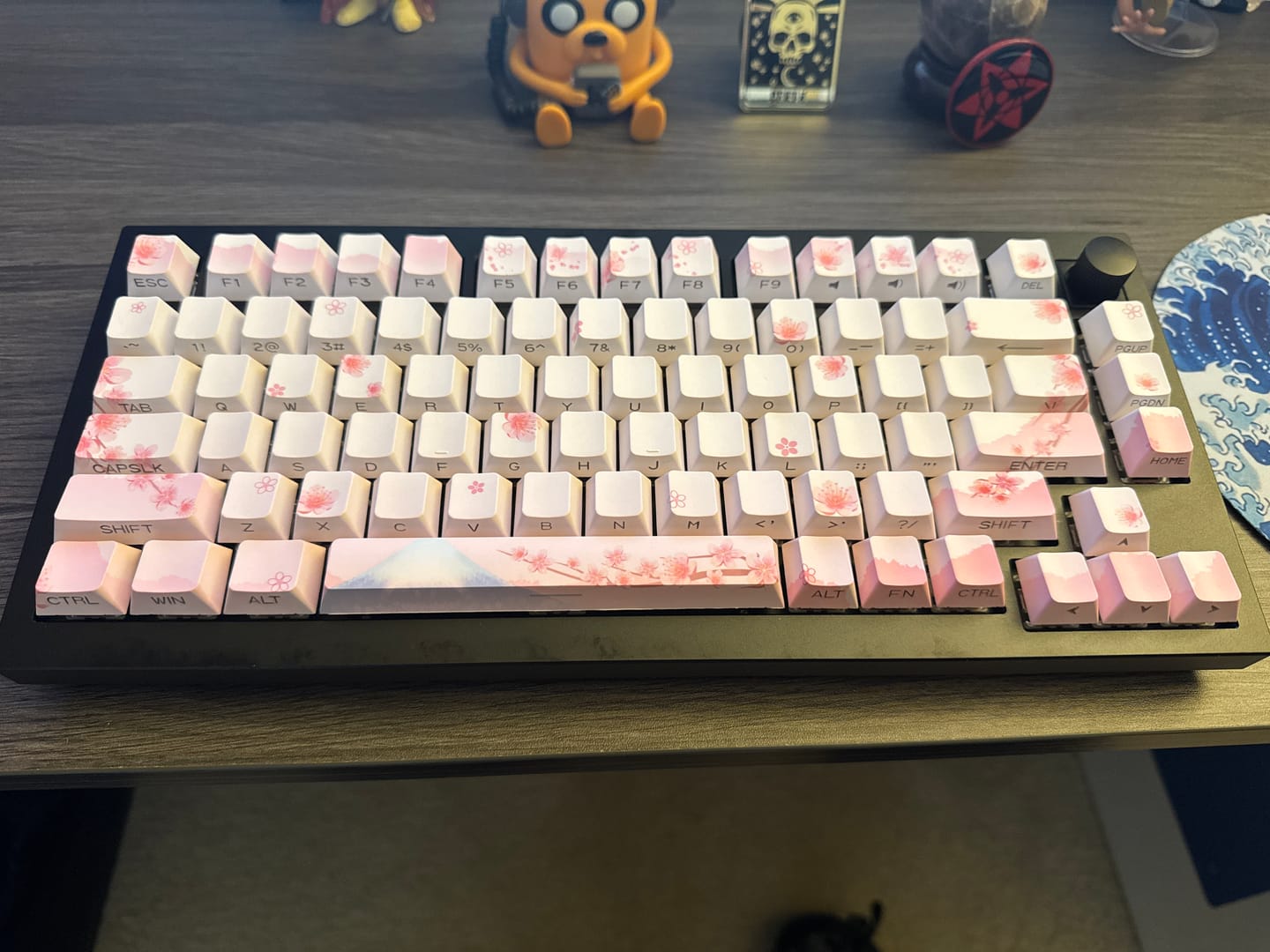 Customer photo review of Cherry Blossom Keyboard Keycaps