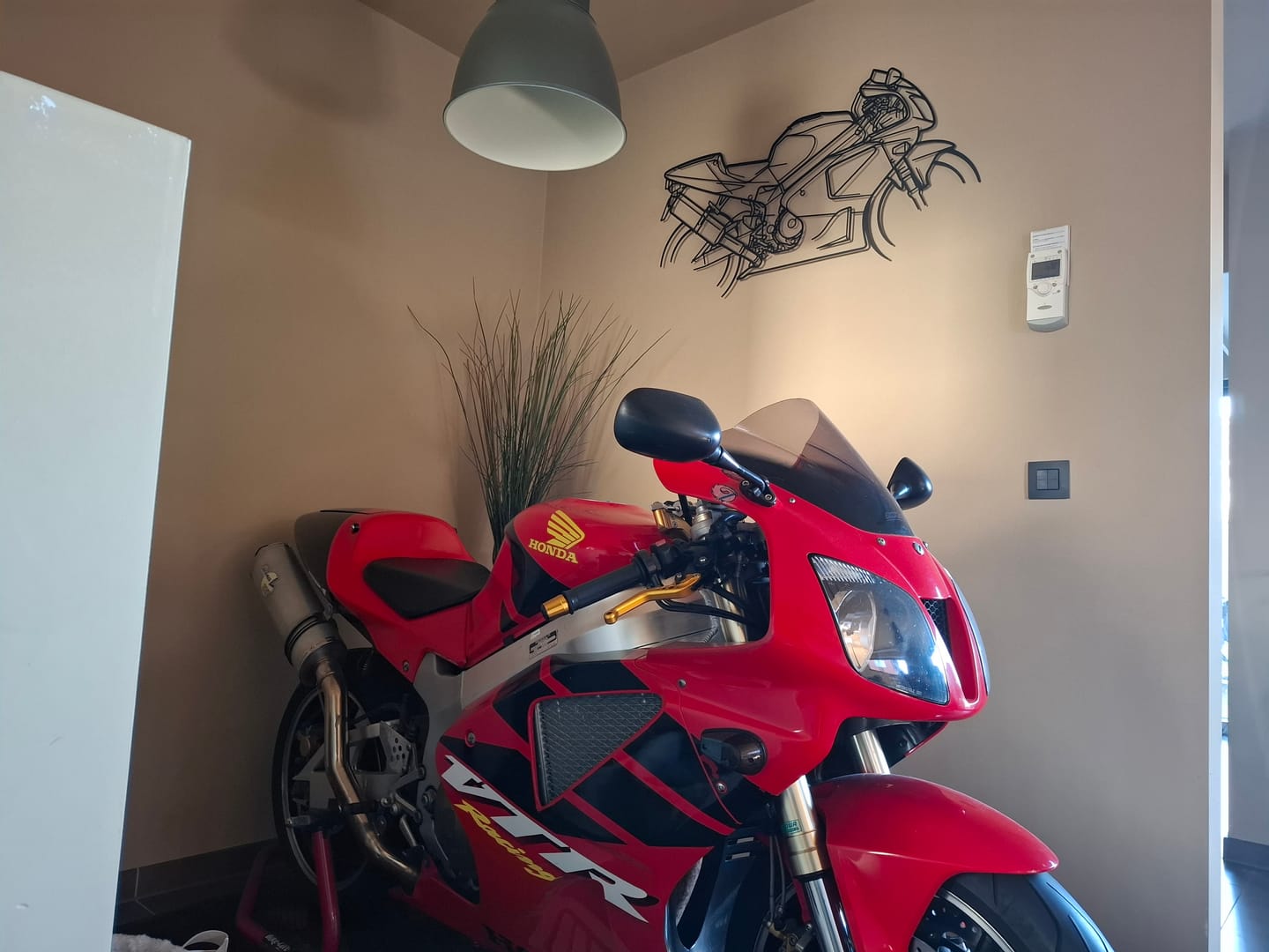 Customer photo review of Your Custom Bike Silhouette Metal Wall Art