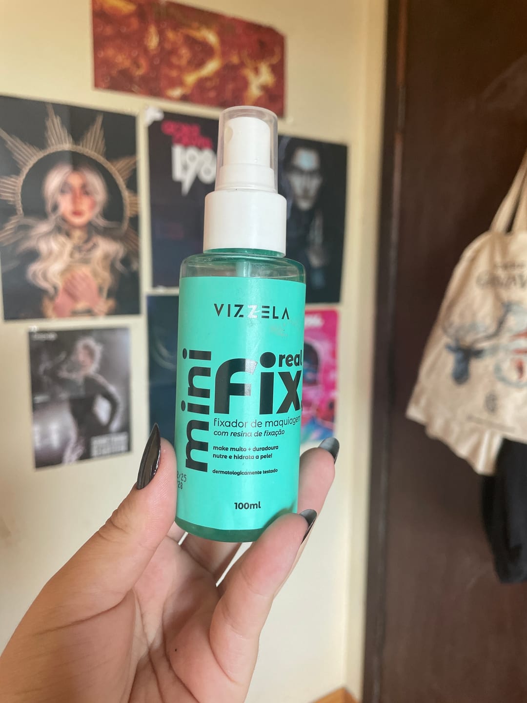 Customer photo review of Mini Fixador De Maquiagem Real Fix