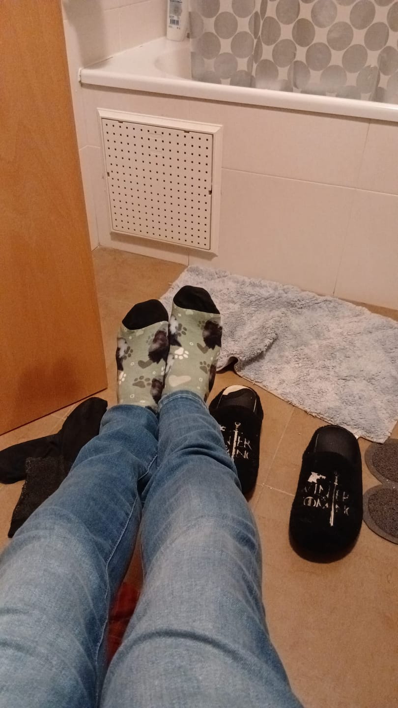 Customer photo review of Foto - Calcetines personalizados