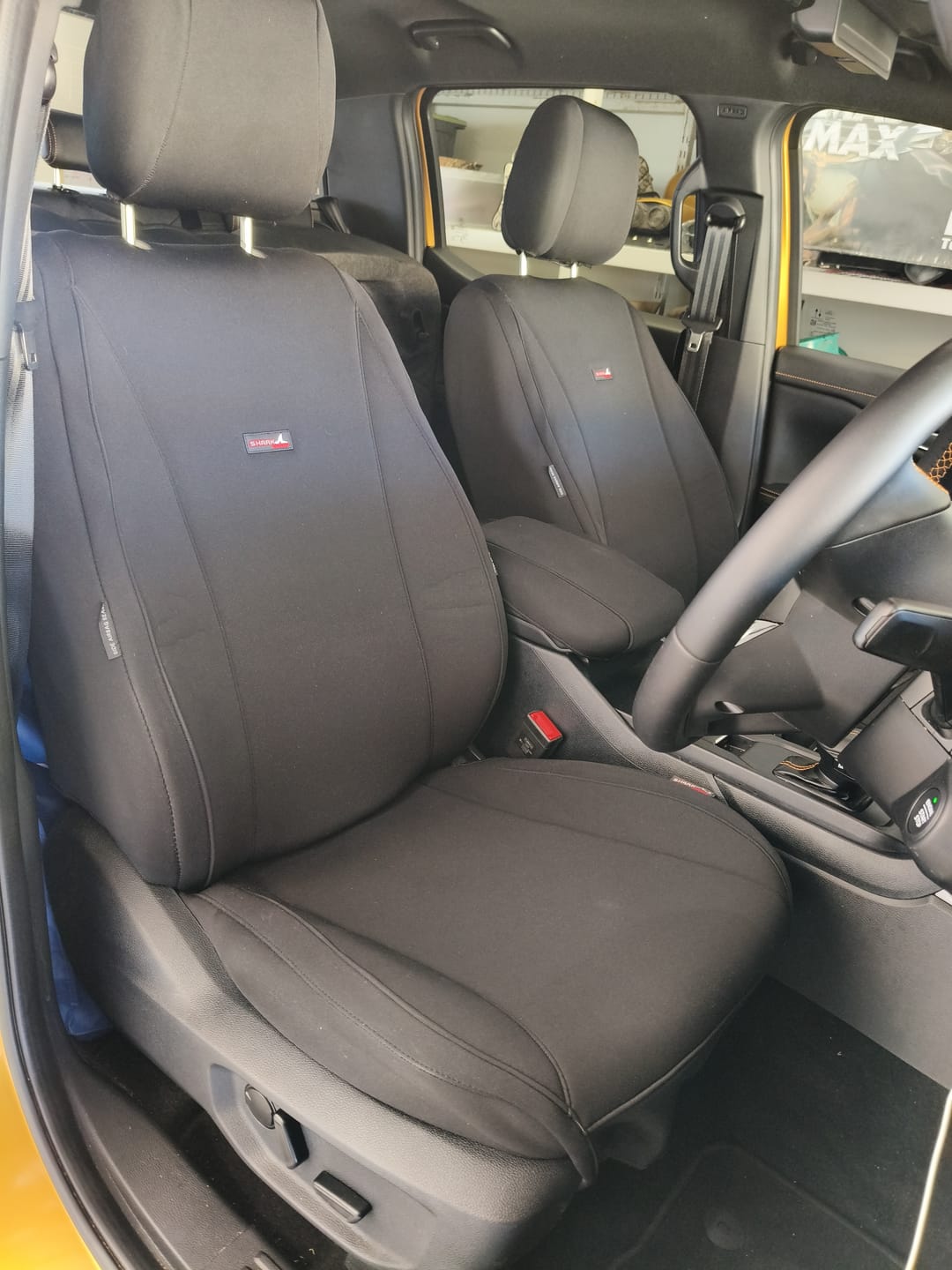 Customer photo review of Sharkskin Front Seat Covers for Ford Ranger (June/2015-ON)