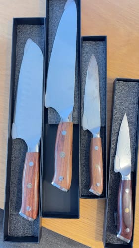 Customer photo review of Pro-Slice - 4 teiliges Messerset - Einzigartiges Schneid Erlebnis