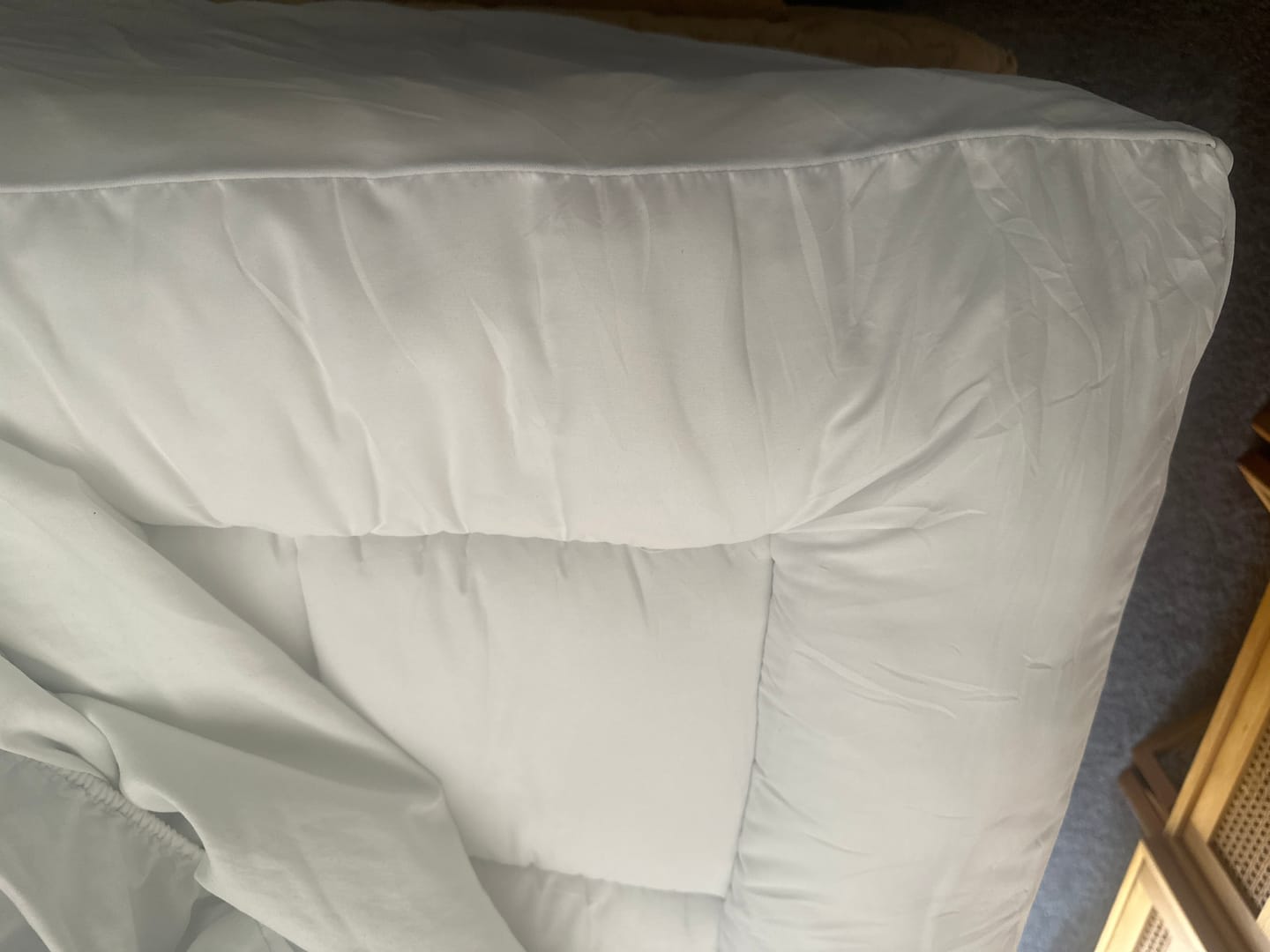 Customer photo review of Luxury Mattress Topper