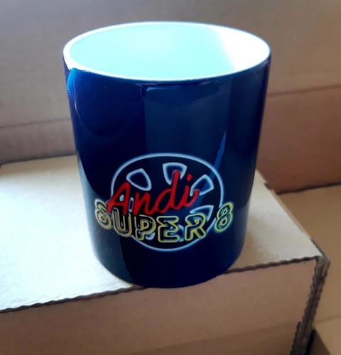 Customer photo review of TassenExpress - Becher Keramik Tasse mit Logo bedruckt 325ml Firmenlogo