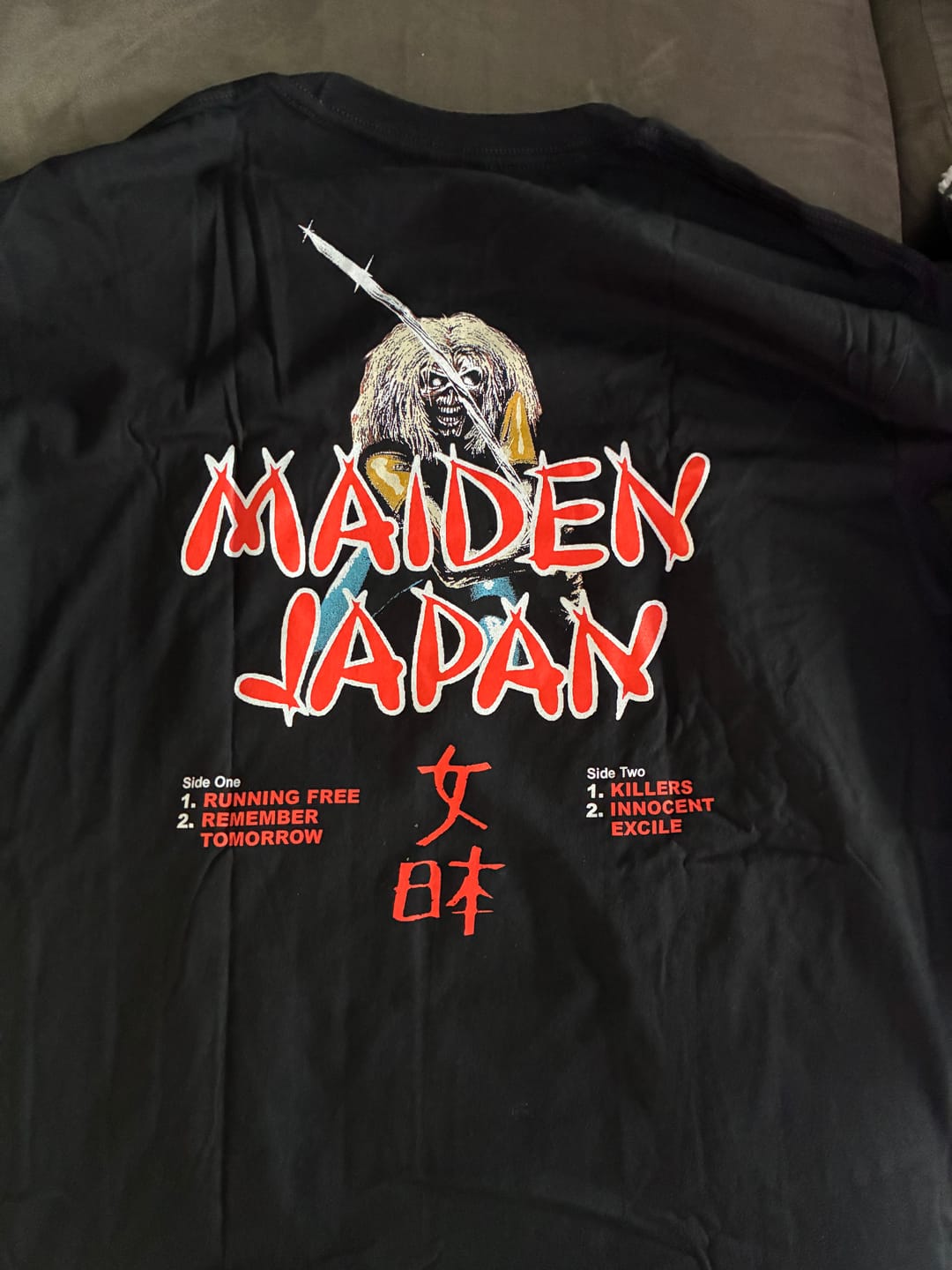 Customer photo review of Iron Maiden - Maiden Japan - Longsleeve Shirt