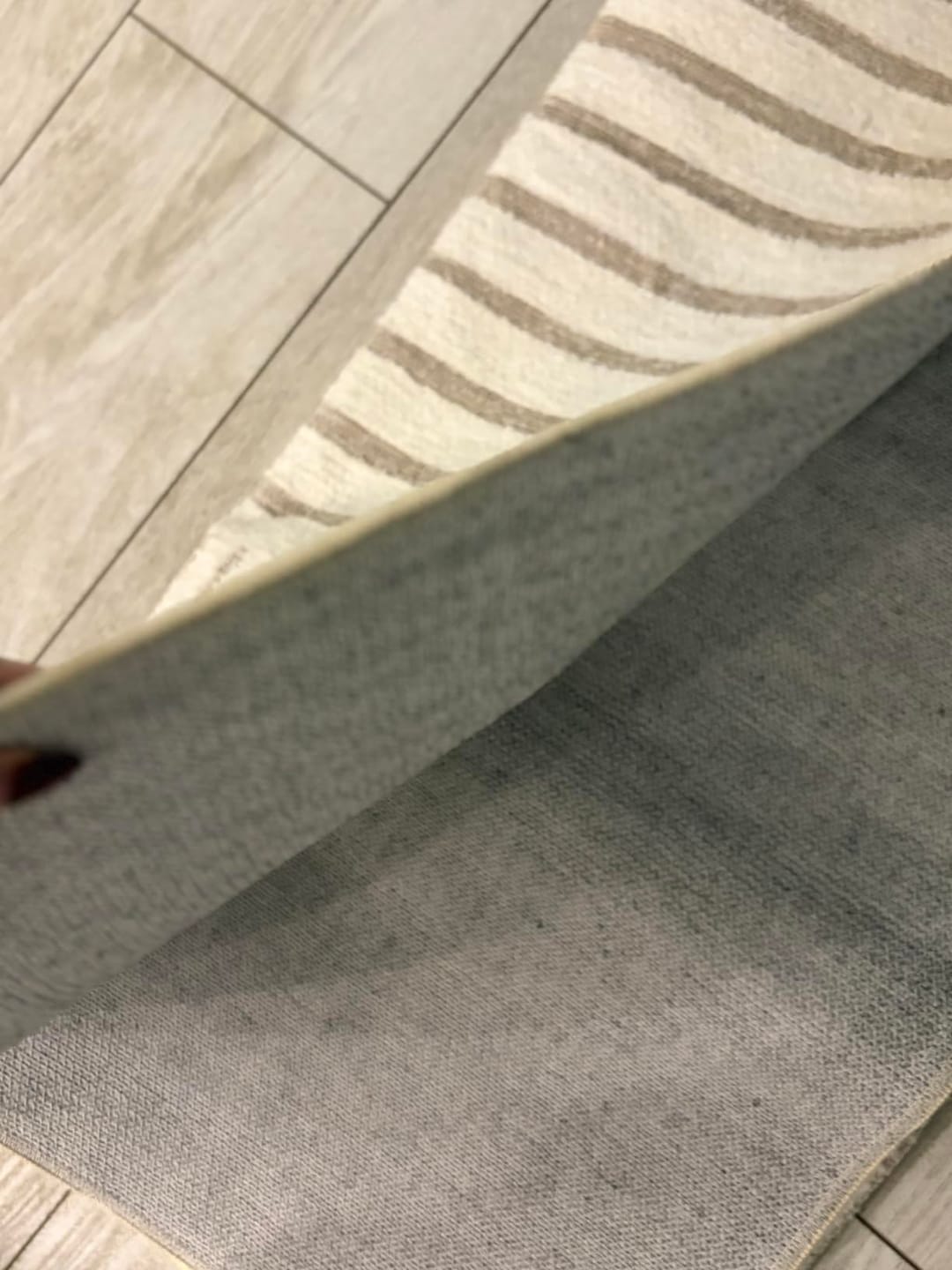 Customer photo review of Echo Washable Area Rug - Beige