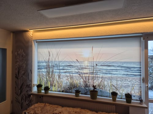 Customer photo review of Foto Rollo "Sonnenuntergang Ostsee"