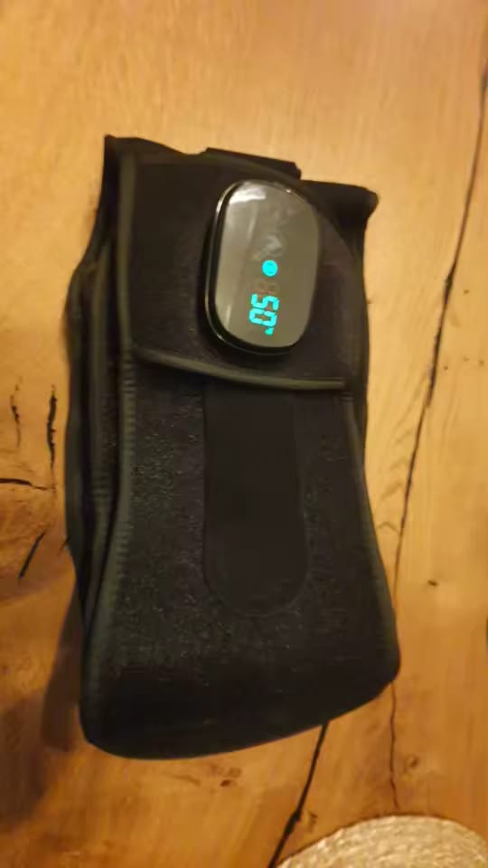 Customer photo review of Rücken-Massagegürtel – Wärme, Vibration & Rotlichttherapie