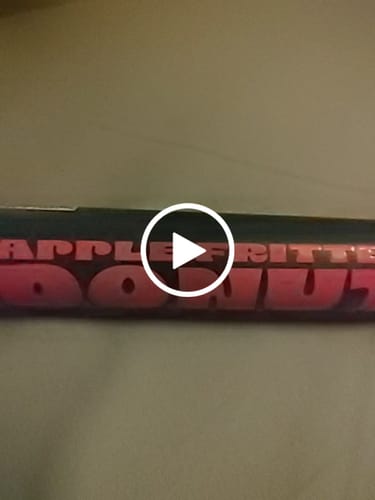 Customer video review of THCA APPLE FRITTER DONUTS