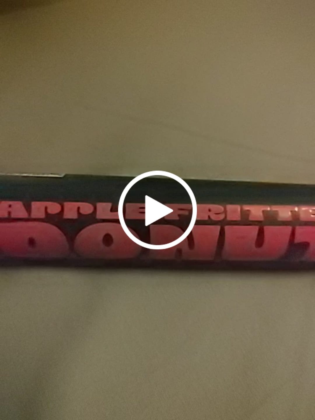 Customer video review of THCA APPLE FRITTER DONUTS