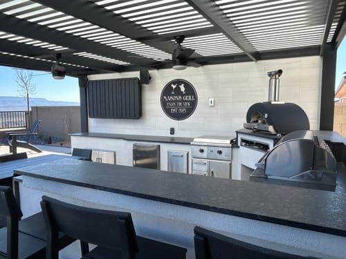 Customer photo review of Circle Bar Sign